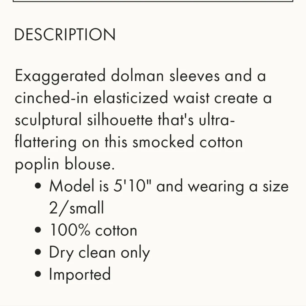 Rebecca  Taylor Smocked Front Top-NWT - Picture 7 of 16